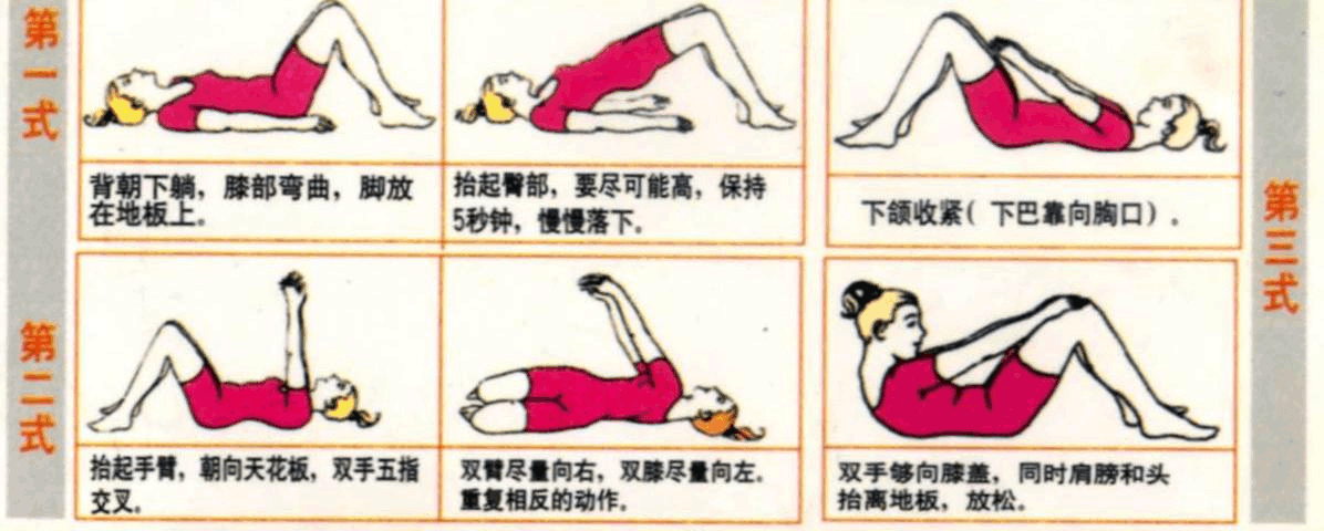 强直性脊柱炎患者康复操图组